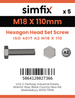 Simfix product label - 4017A21811070-D