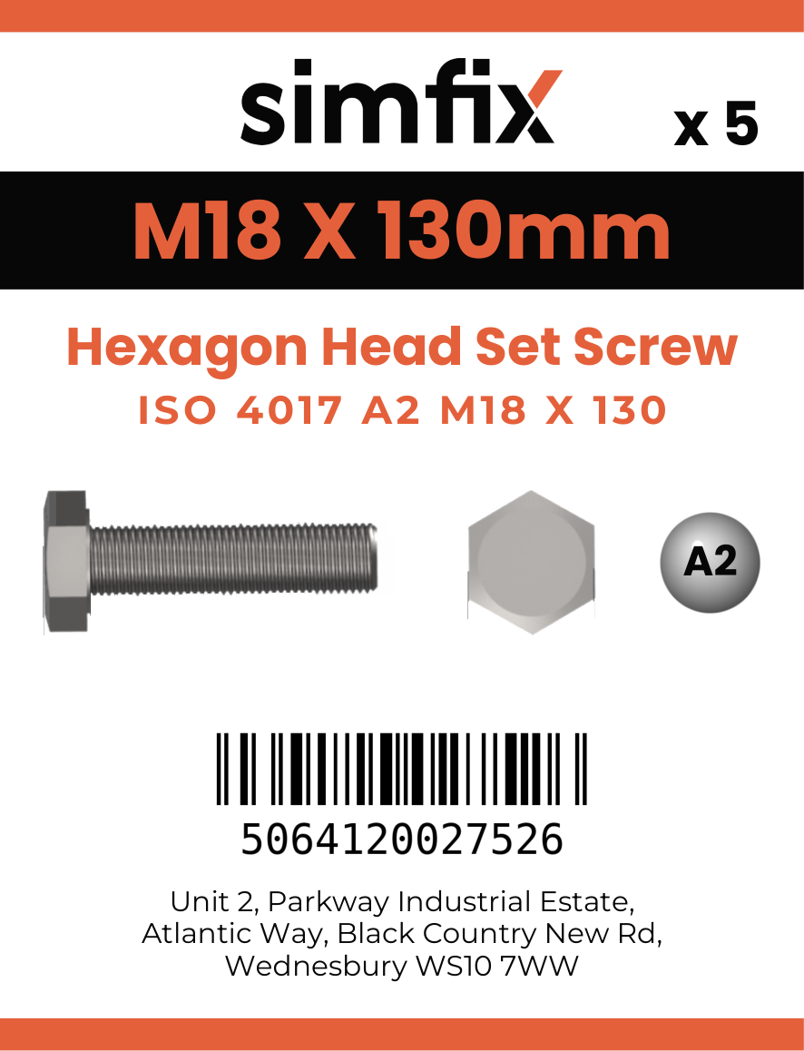 Simfix product label - 4017A21813070-D