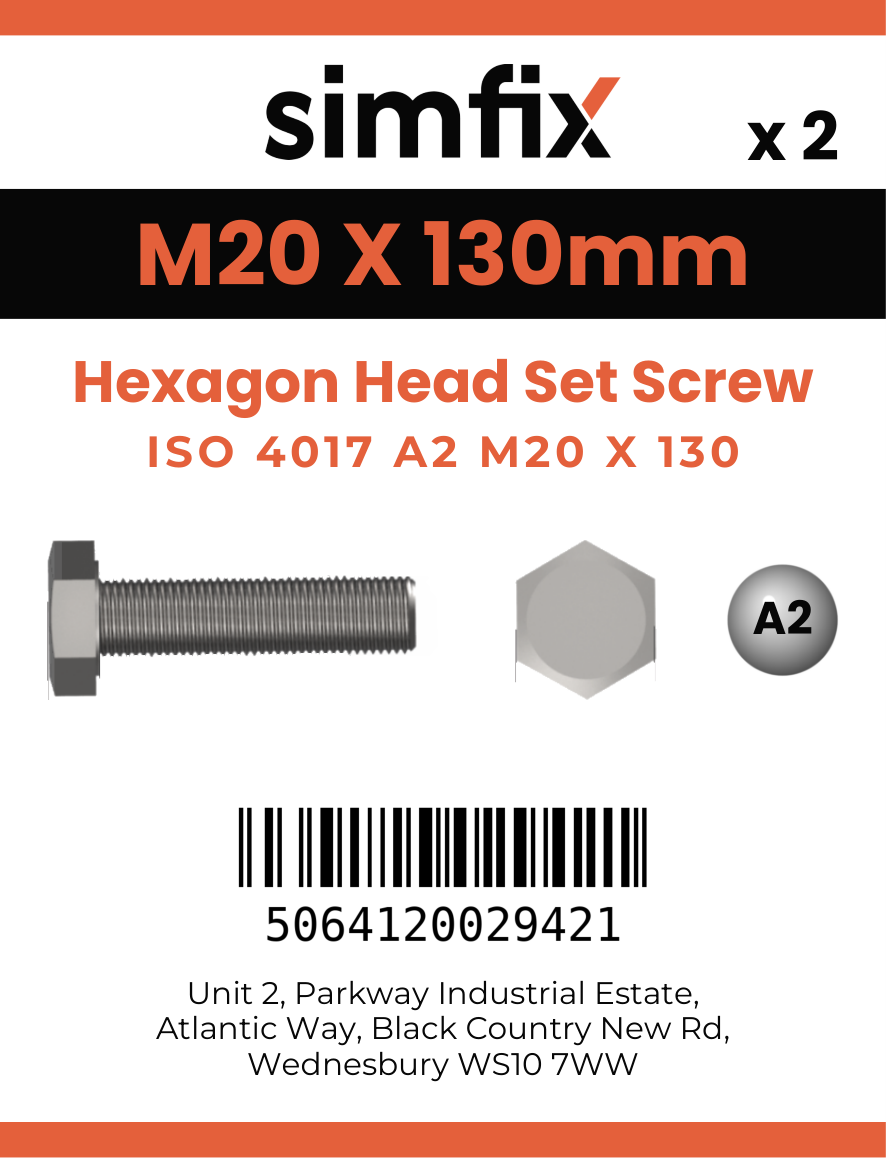 Simfix product label - 4017A22013070-D