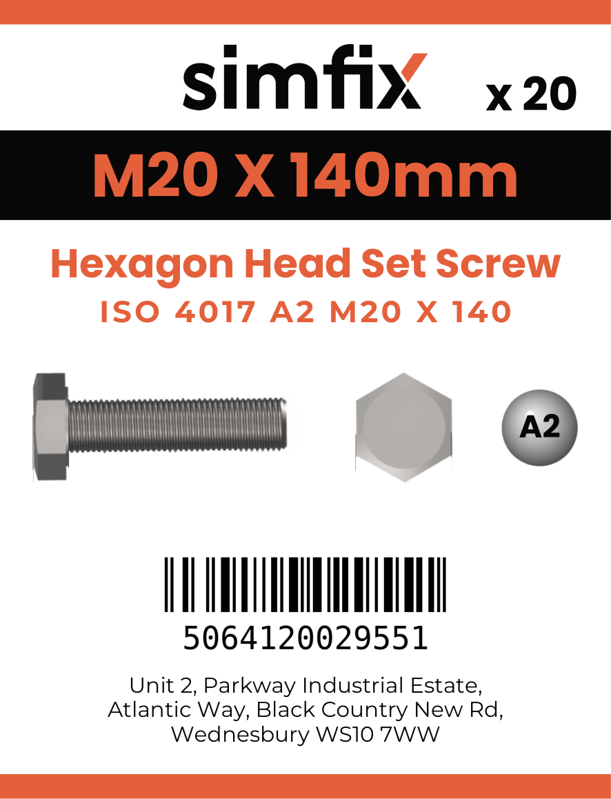 Simfix product label - 4017A22014070-T