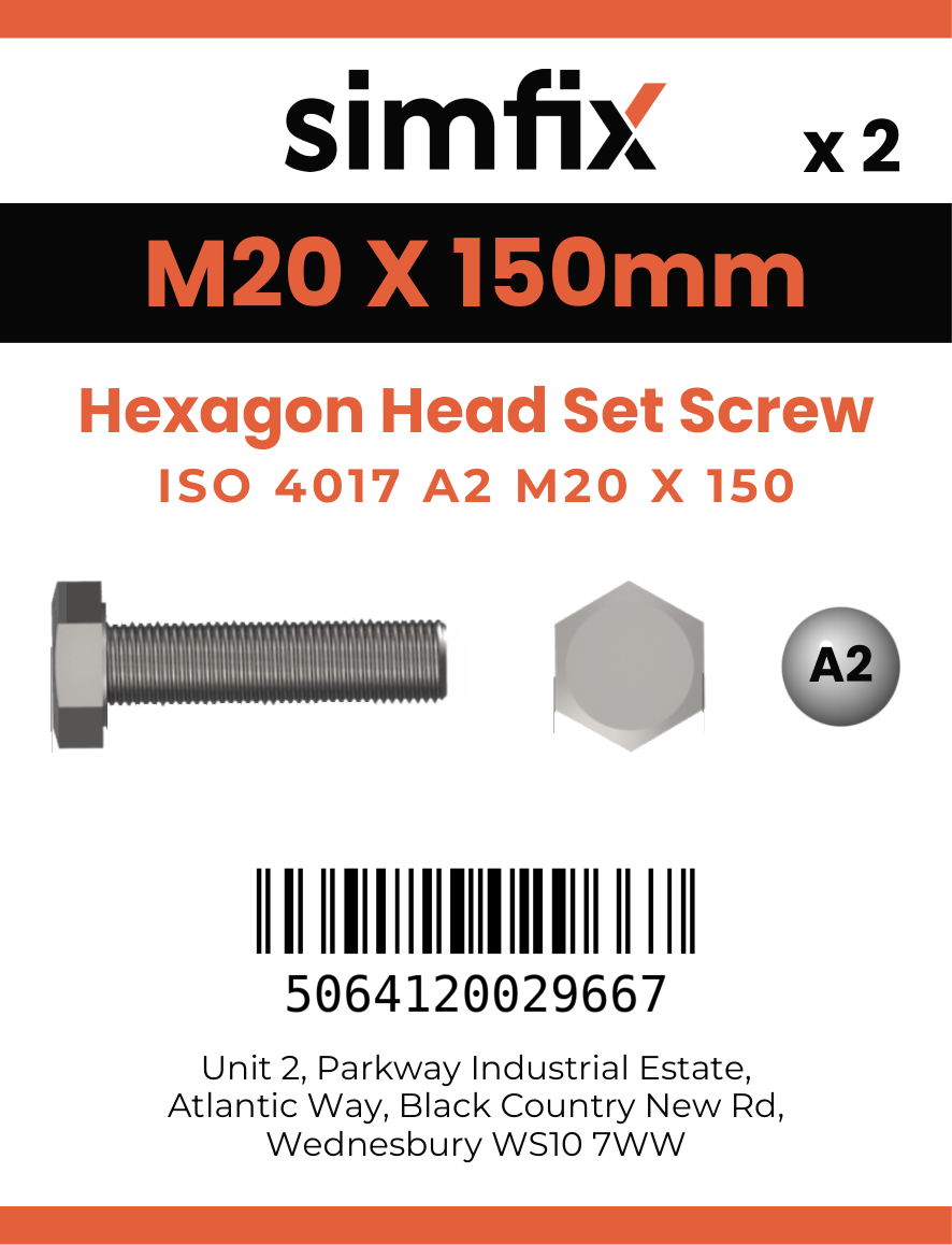 Simfix product label - 4017A22015070-D