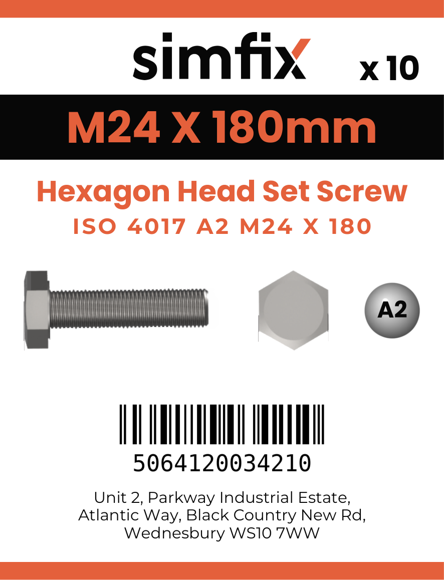 Simfix product label - 4017A22418070-T