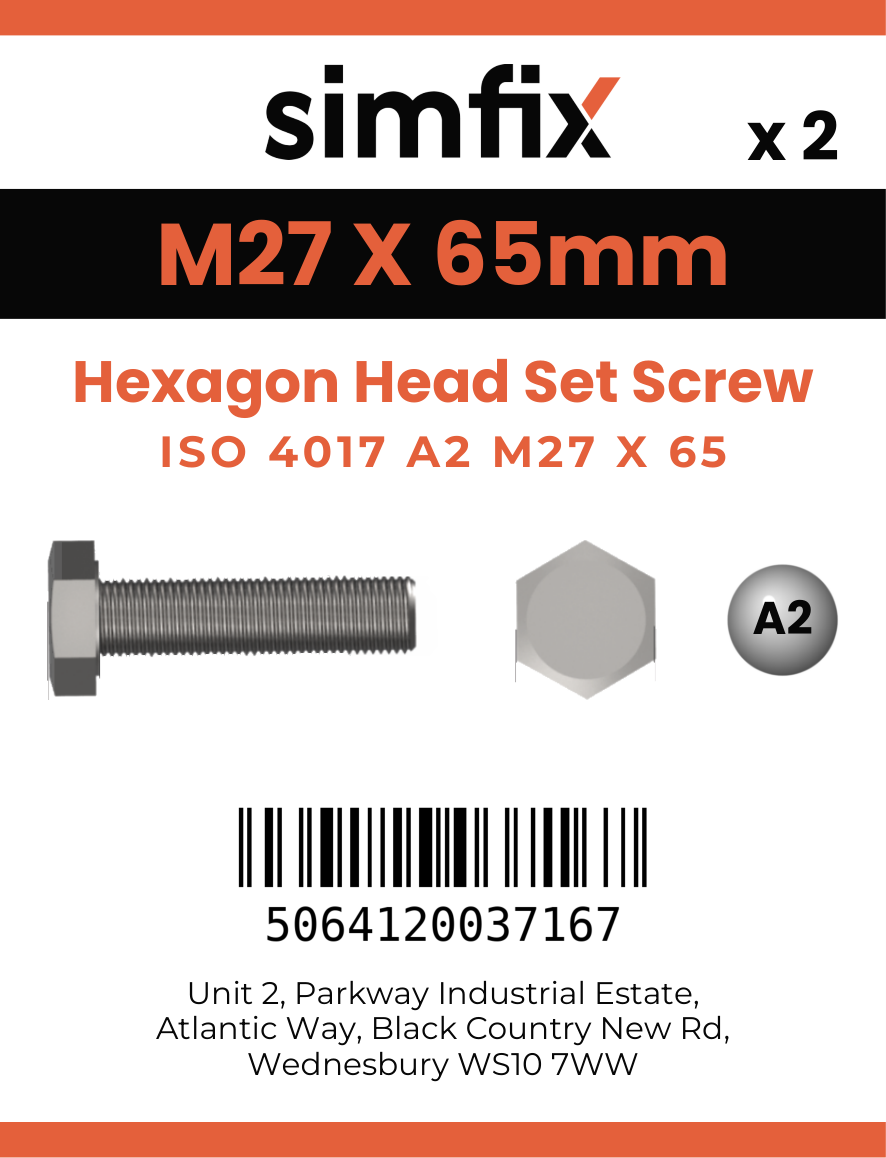 Simfix product label - 4017A22706570-D