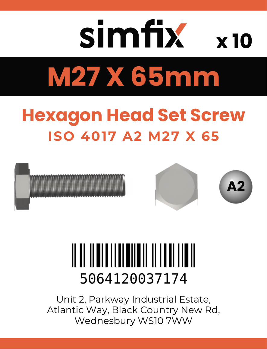 Simfix product label - 4017A22706570-T