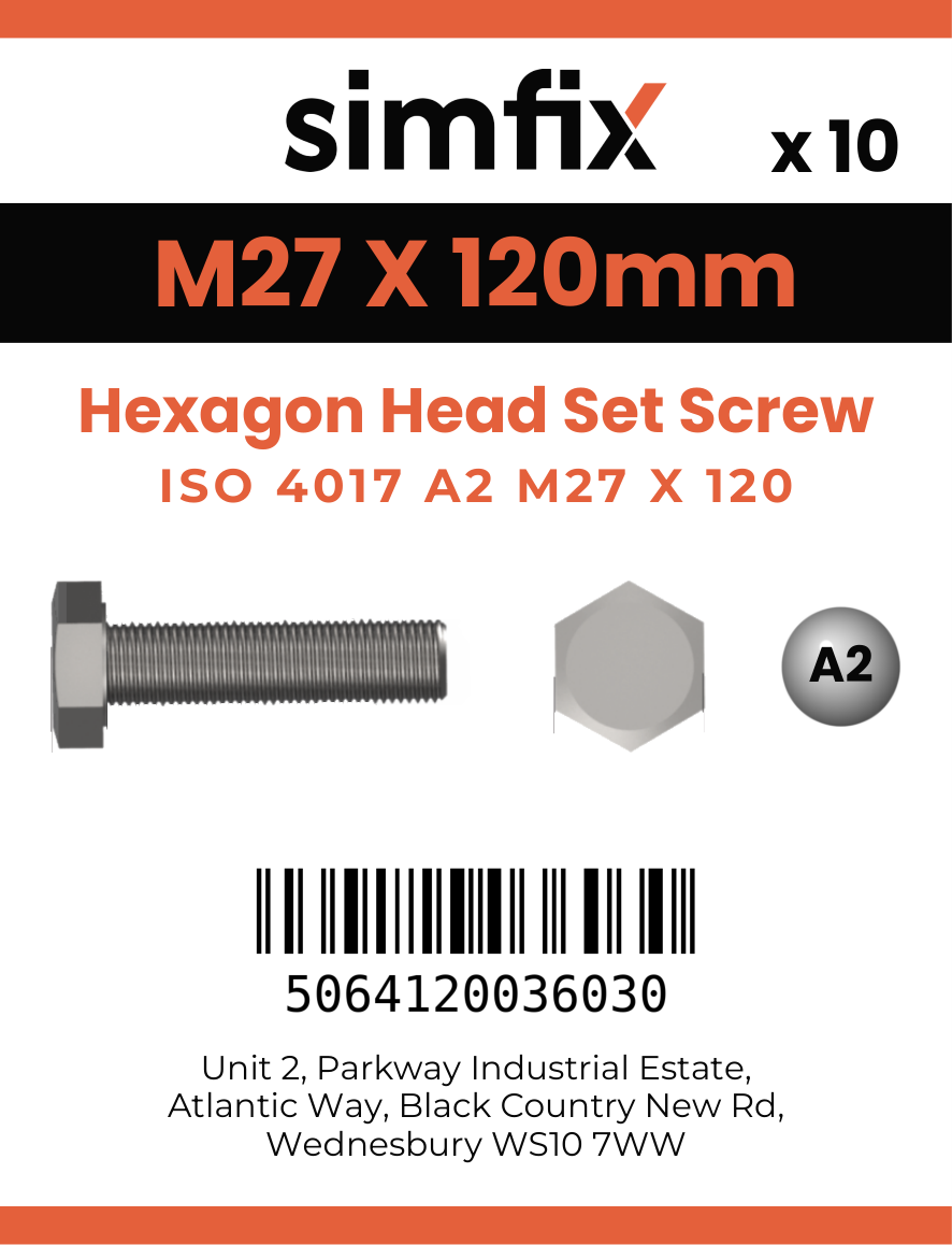 Simfix product label - 4017A22712070-T