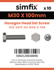 Simfix product label - 4017A23010070-T