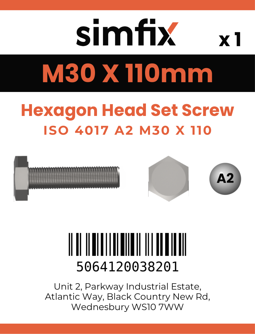 Simfix product label - 4017A23011070-D