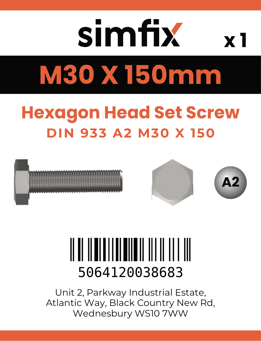 Simfix product label - 4017A23015070-D
