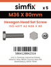 Simfix product label - 4017A23608070-T