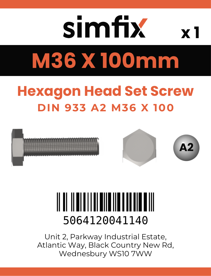 Simfix product label - 4017A23610070-D