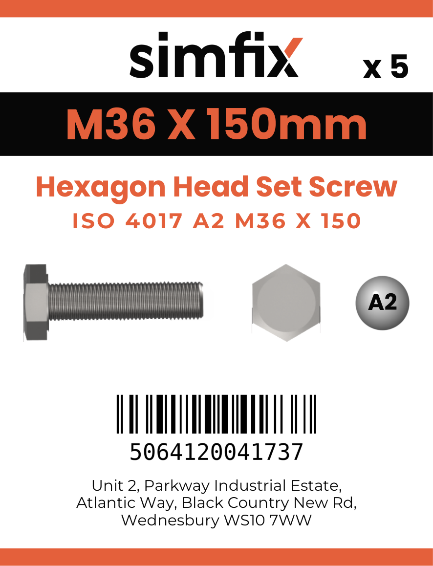 Simfix product label - 4017A23615070-T