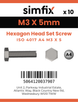 Simfix product label - 4017A40300570-D