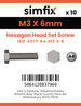 Simfix product label - 4017A40300670-D