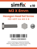 Simfix product label - 4017A40300870-D