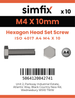 Simfix product label - 4017A40401080-D