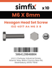 Simfix product label - 4017A40600870-D