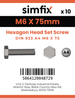 Simfix product label - 4017A40607580-D