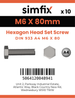 Simfix product label - 4017A40608080-D