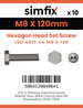 Simfix product label - 4017A40812080-D