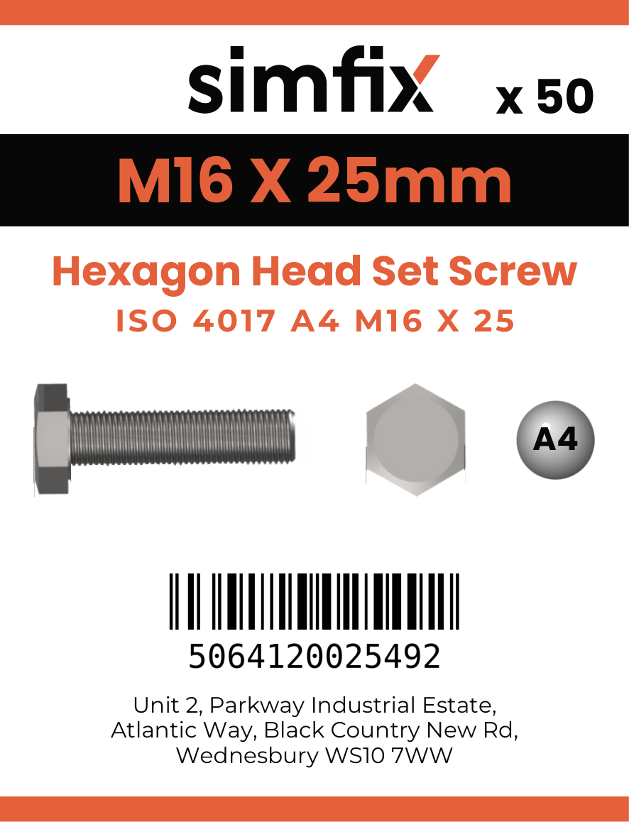 Simfix product label - 4017A41602570-T
