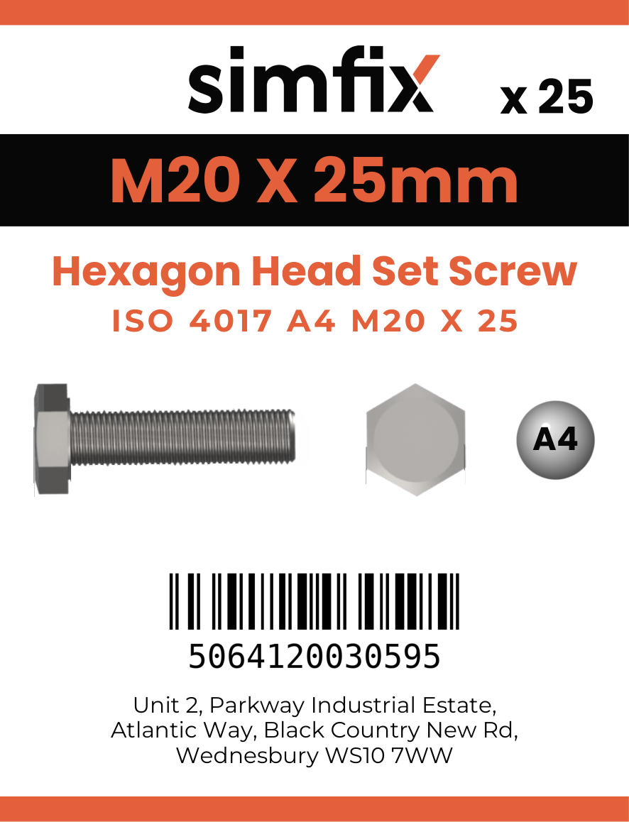 Simfix product label - 4017A42002570-T