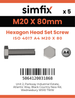 Simfix product label - 4017A42008070-D