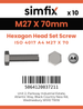 Simfix product label - 4017A42707070-T