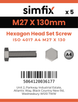 Simfix product label - 4017A42713070-T