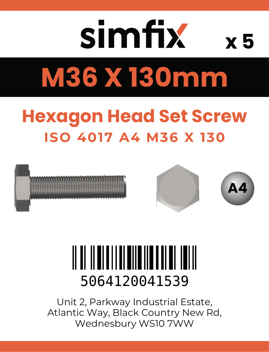 Simfix product label - 4017A43613070-T