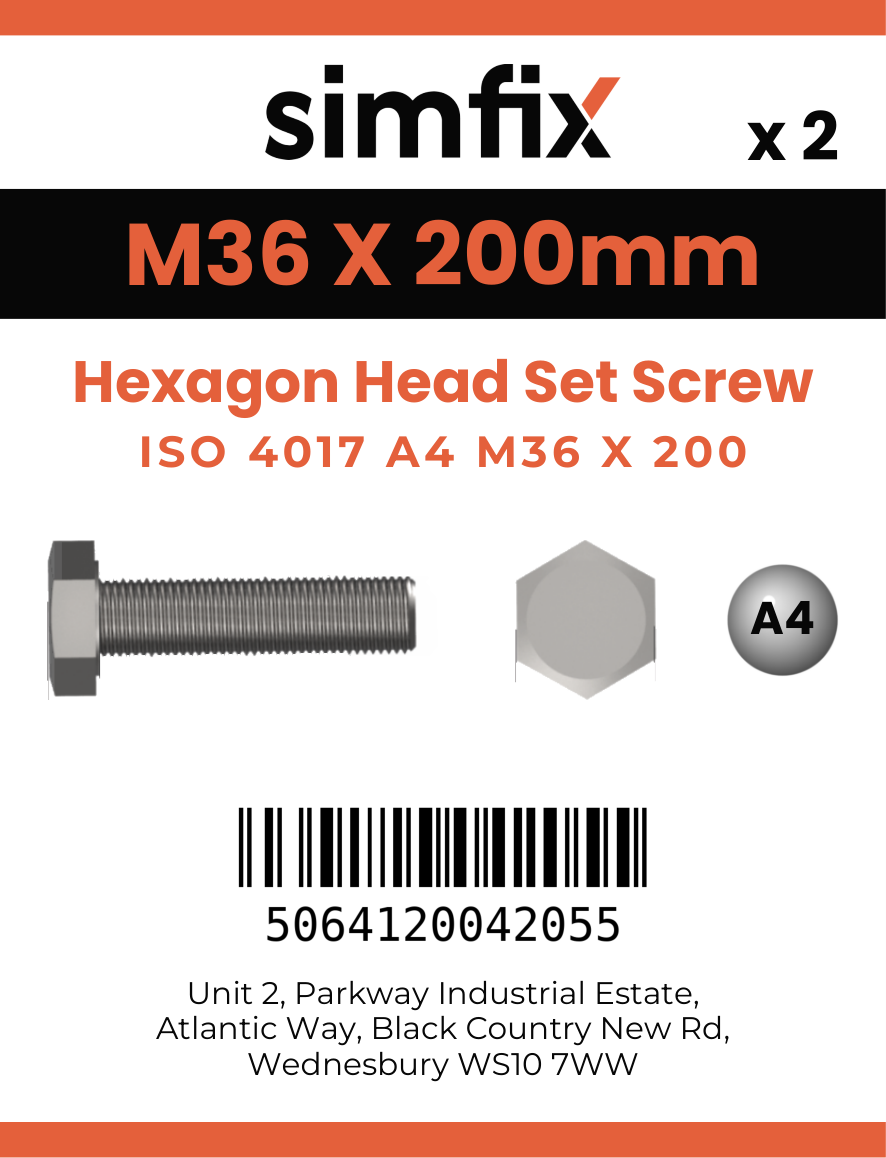 Simfix product label - 4017A43620070-T