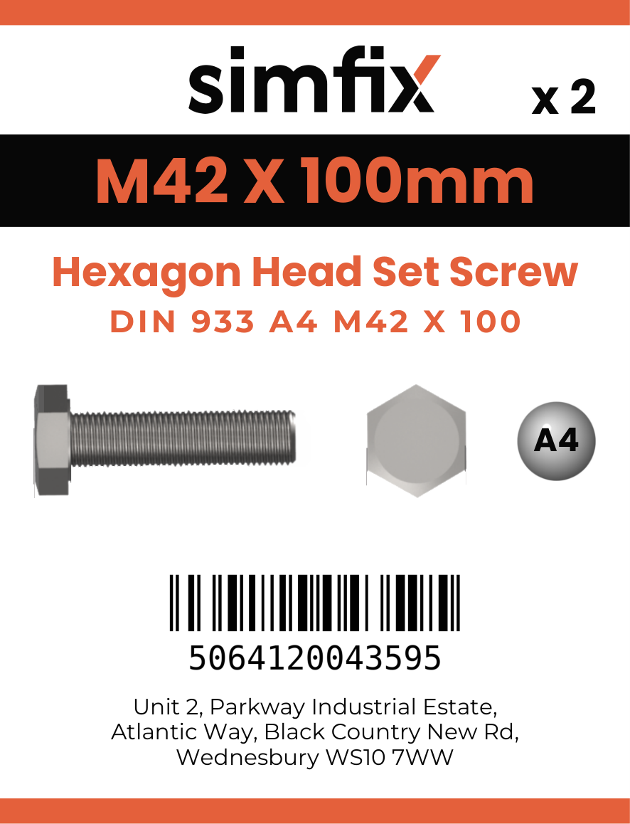 Simfix product label - 4017A44210070-T