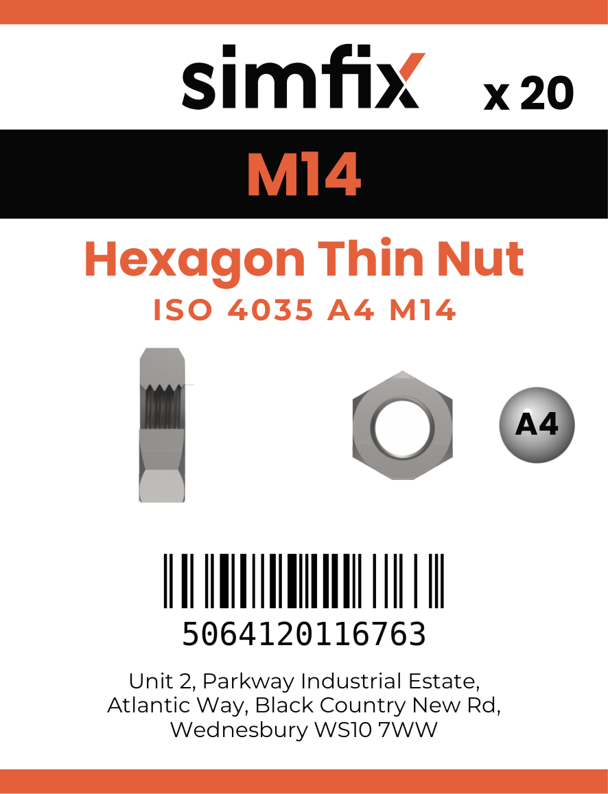 Simfix product label - 4035A401435-D