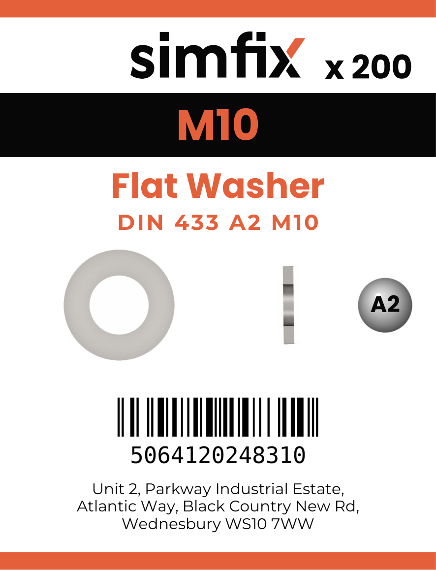 Simfix product label - 433A2105-T