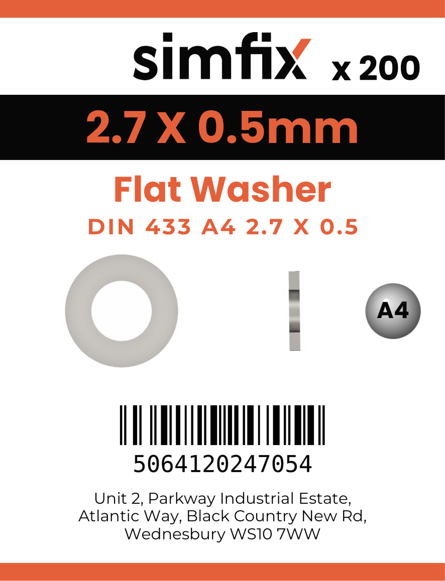 Simfix product label - 433A4027-T