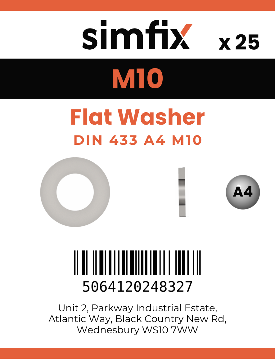 Simfix product label - 433A4105-D