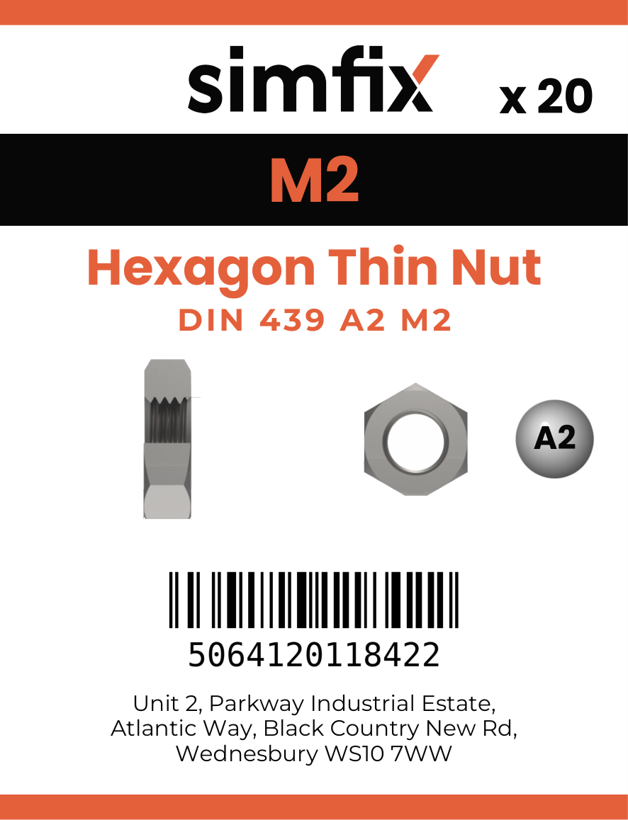 Simfix product label - 439A2002-D