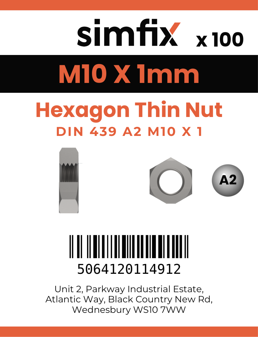Simfix product label - 439A210100-T