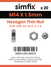 Simfix product label - 439A214150-D
