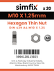 Simfix product label - 439A410125-D