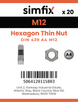 Simfix product label - 439A412-D