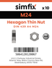 Simfix product label - 439A424-D