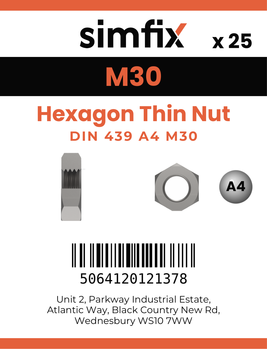 Simfix product label - 439A430-T