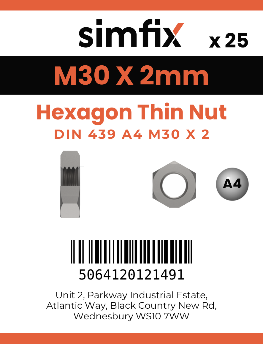 Simfix product label - 439A430200-T