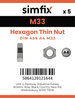 Simfix product label - 439A433-D