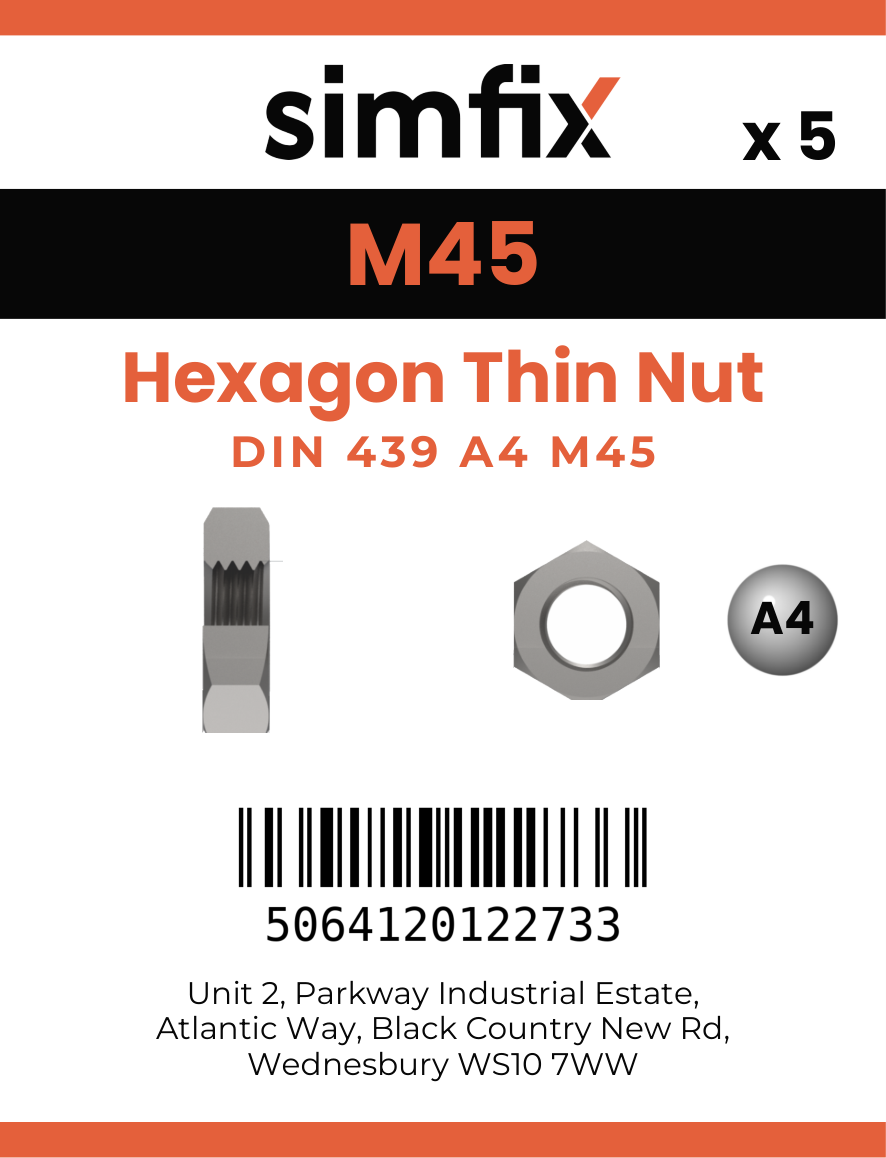 Simfix product label - 439A445-T
