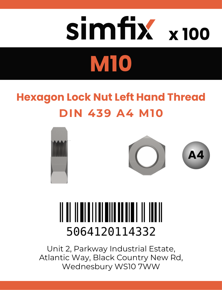 Simfix product label - 439A4L10-T