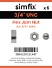 Simfix product label - 439UA434-D