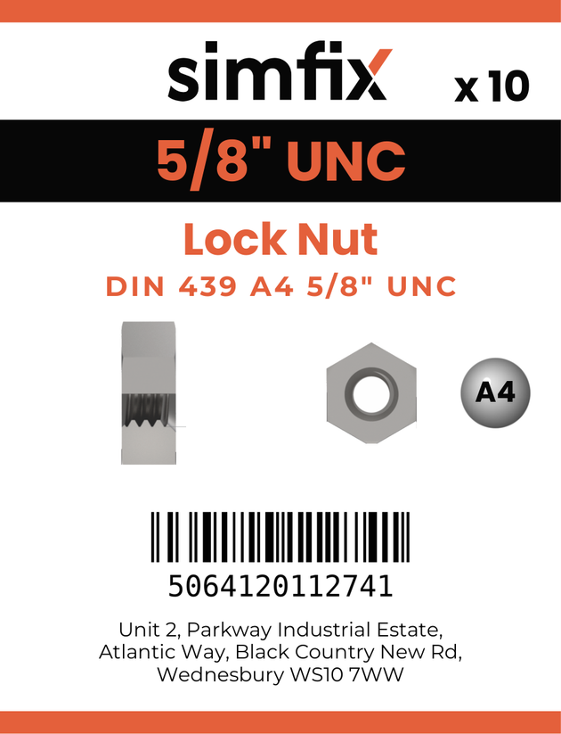 Simfix product label - 439UA458-D