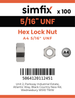 Simfix product label - 439UFA4516-T