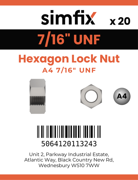 Simfix product label - 439UFA4716-D